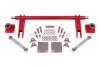 BMR 79-04 Ford Mustang 1.375in Rear Weld-on Anti-roll Bar Kit Hollow - Red thumbnail 3