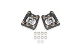 BMR 94-04 Ford Mustang Steel Caster Camber Plates - Black Hammertone thumbnail 1