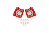 BMR 94-04 Ford Mustang Steel Caster Camber Plates - Red thumbnail 1