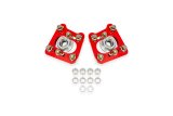 BMR 94-04 Ford Mustang Steel Caster Camber Plates - Red thumbnail 2