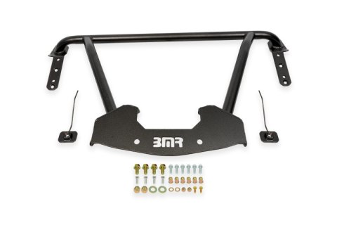 BMR 64-67 GM A-Body Bolt-On Front Reinforcement Chassis Brace - Black Hammertone thumbnail 1