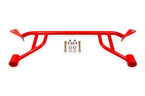 BMR 24-25 Ford Mustang S650 Chassis Brace Front Subframe 4-point - Red thumbnail 1
