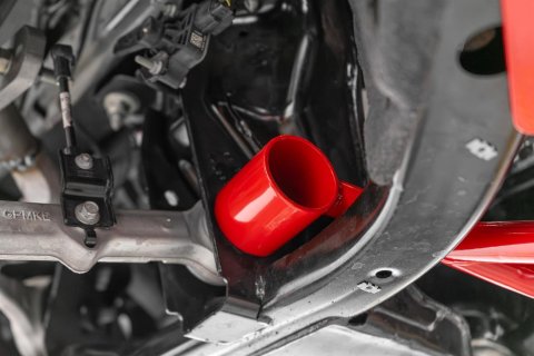 BMR 24-25 Ford Mustang S650 Chassis Brace Front Subframe 4-point - Red thumbnail 5