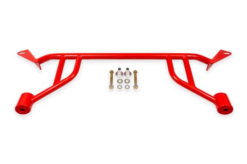 BMR 24-25 Ford Mustang S650 Chassis Brace Front Subframe 4-point - Red thumbnail 7