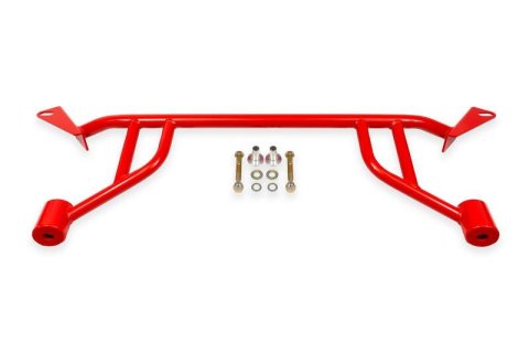 BMR 24-25 Ford Mustang S650 Chassis Brace Front Subframe 4-point - Red thumbnail 8