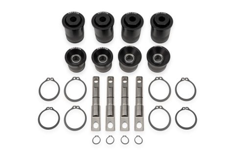 BMR 14-19 Chevrolet Corvette C7 Rear Upper & Lower Control Arm Bearing Kit - Black Anodized