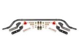 BMR 64-67 GM A-Body 1.25in Hollow 2-Hole Adjustable Front Sway Bar Kit - Black Hammertone thumbnail 2