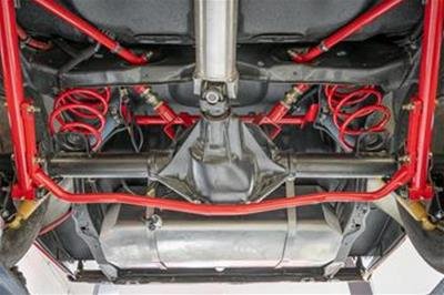 BMR 64-72 GM A-Body 1.00in Hollow Non-Adjustable Rear Sway Bar Kit - Black Hammertone thumbnail 1