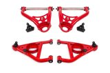 BMR 67-69 GM F-Body / 68-74 X-Body Non-Adj. Upper & Lower A-Arms (Polyurethane) - Red thumbnail 3