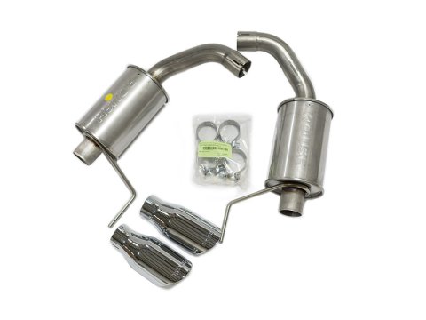 Roush 15-26 Ford Mustang 3.7L/2.3L V6/I4 Exhaust Kit w/ Round Tips thumbnail 1