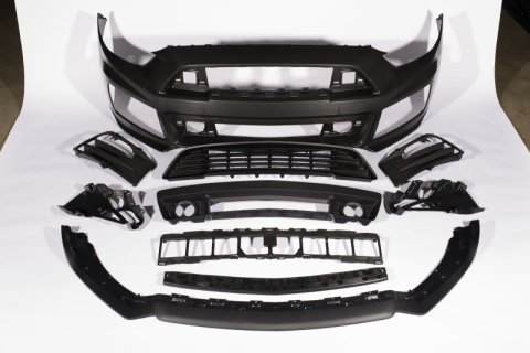 Roush 2015-2017 Ford Mustang Complete Unpainted Front Fascia Kit (w/o Collision Detection & ACC) thumbnail 1