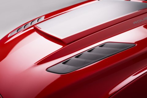 Roush 2015-2017 Ford Mustang Black Heat Extractors thumbnail 1