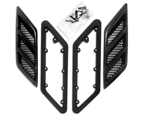 Roush 2015-2023 Roush Mustang Fender Vent Heat Extractors - Gloss Black thumbnail 3