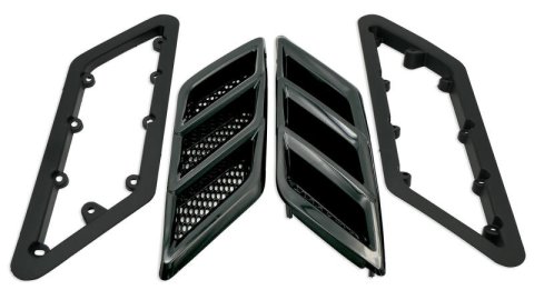 Roush 2015-2023 Roush Mustang Fender Vent Heat Extractors - Gloss Black thumbnail 6