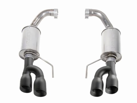 Roush 18-25 Mustang GT Black Tip Axle Back Exhaust thumbnail 4