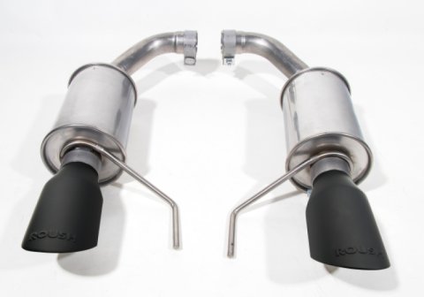 Roush 15-26 Mustang V6 / EcoBoost Black Tip Axle Back Exhaust thumbnail 1