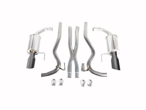 Roush 15-17 Mustang GT Black Tip Cat Back Exhaust thumbnail 1
