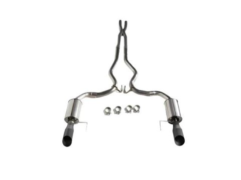 Roush 15-17 Mustang GT Black Tip Cat Back Exhaust thumbnail 2