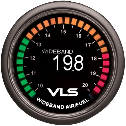Revel VLS 52mm 10.0:1-20.0:1 AFR Digital OLED Wideband Air/Fuel Ratio Gauge thumbnail 1