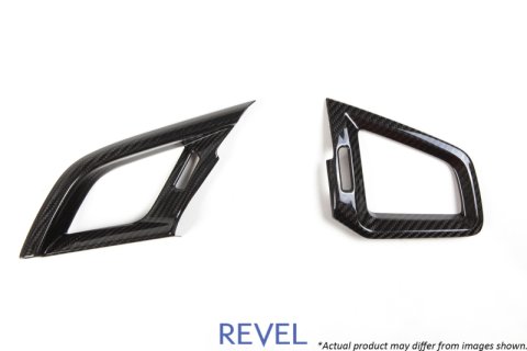 Revel GT Dry Carbon A/C Vent Covers (Left & Right) 16-18 Honda Civic - 2 Pieces thumbnail 1