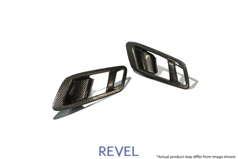 Revel GT Dry Carbon Inner Door Handle Cover 2020 Toyota GR Supra - 2 Pieces thumbnail 1