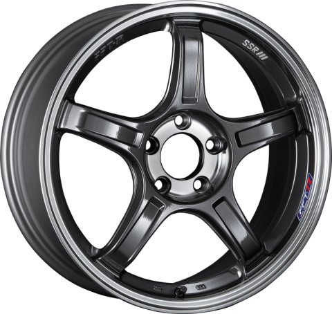 SSR GTX03 18x7.5 5x100 48mm Offset Black Graphite Wheel thumbnail 3