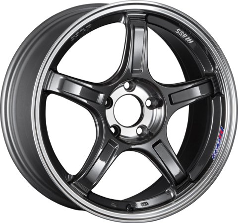 SSR GTX03 18x8.5 5x100 45mm Offset Black Graphite Wheel thumbnail 2