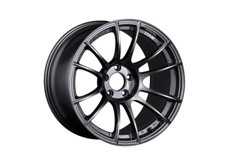 SSR GTX04 18x8.5 5x112 44mm Offset Black Graphite Wheel thumbnail 1