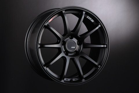SSR GTV02 17x7.0 5x114.3 42mm Offset Flat Black Wheel thumbnail 2