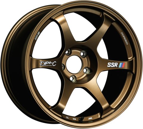 SSR Type-C Forged 18x10.5 +15 5/114.3 - Racing Bronze Wheel thumbnail 2
