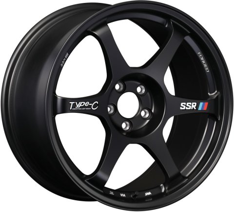 SSR Type-C Forged 18x8.5 +44 5/114.3 - Sprint Black Wheel thumbnail 2