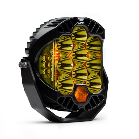 Baja Designs LP9 Racer Edition Series High Speed Spot Pattern LED Light Pods - Amber thumbnail 1