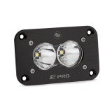Baja Designs S2 Pro LED Spot Black Flush Mount - Clear thumbnail 1