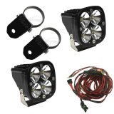 Baja Designs Squadron Pro LED Light Pods Kit w/A-Pillar Mounts/2.00in Harness thumbnail 1