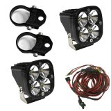 Baja Designs Squadron Pro LED Light Pods Kit w/Vertical Mounts/2.00in Harness thumbnail 2