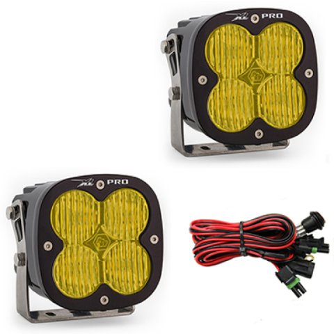 Baja Designs XL Pro Series Wide Cornering Pattern LED Light Pods - Amber thumbnail 3