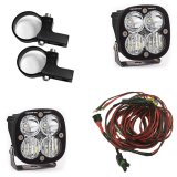 Baja Designs Squadron Sport Polaris LED Light Pods w/ 2.0in Harness/Horizontal Mounts Kit thumbnail 2