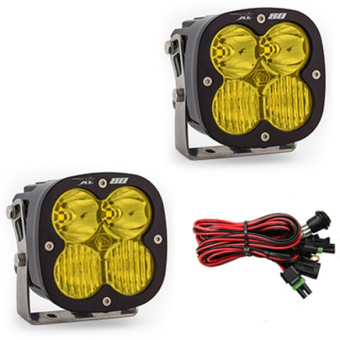 Baja Designs XL80 Series Driving Combo Pattern Pair LED Light Pods - Amber thumbnail 1