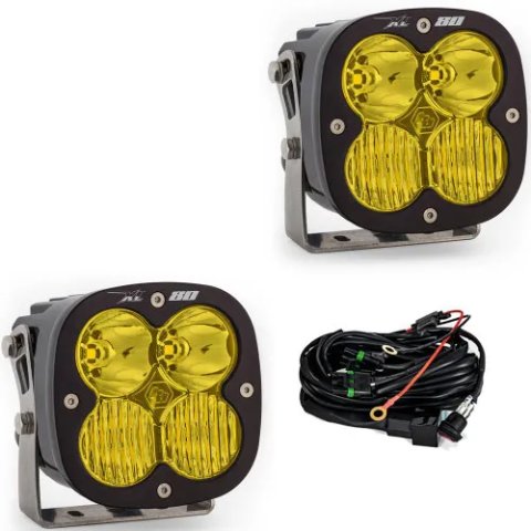 Baja Designs XL80 Series Driving Combo Pattern Pair LED Light Pods - Amber thumbnail 2