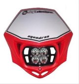 Baja Designs Squadron Pro Motorcycle Headlight LED Race Light - Red thumbnail 2