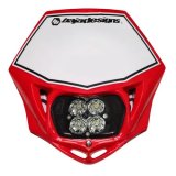 Baja Designs Squadron Pro Motorcycle Headlight LED Race Light - Red thumbnail 4