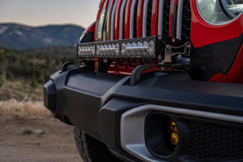 Baja Designs 2018+ Jeep Wrangler JL/JT OnX6+ 30in Bumper LED Light Bar Kit w/ Upfitter