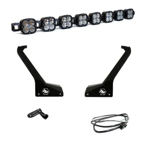 Baja Designs Jeep JL/JT Roof Bar LED Light Kit 8 XL Linkable w/ Upfitter thumbnail 1