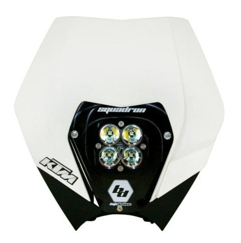 Baja Designs 08-13 KTM Headlight Kit AC w/ Headlight Shell White Squadron Sport thumbnail 2