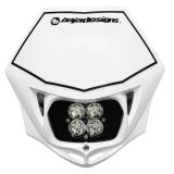 Baja Designs Motorcycle Headlight A/C LED Race Light White Squadron Pro thumbnail 1