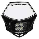 Baja Designs Motorcycle Headlight A/C LED Race Light Black Squadron Pro thumbnail 1