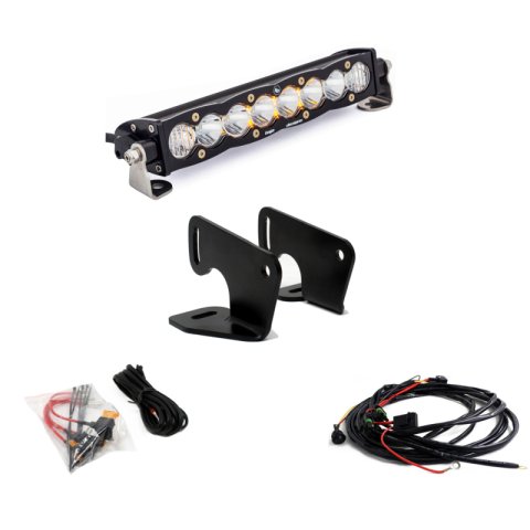Baja Designs Polaris RZR Pro XP Hood Mount Light Kit 10in S8 thumbnail 1