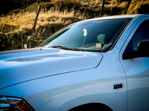 Baja Designs 09-19 Dodge Ram 1500 A-Pillar Kit Squadron Pro