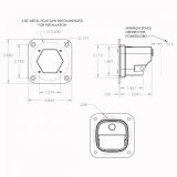 Baja Designs S1 Flush Mount Wide Cornering LED White thumbnail 1