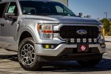 Baja Designs 2021+ Ford F150 Fog Pocket Kit SAE Amber Squadron Sport DC with Upfitter thumbnail 1
